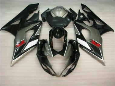 Gris Negro Kits Completo Carenado Suzuki GSXR 1000 K5 05-06