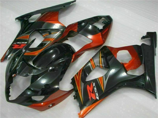 Negro ABS Kits Carenado Suzuki GSXR 1000 K3 03-04