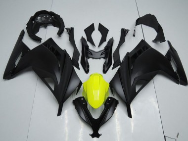 Negro Amarillo Carenado Kawasaki ZX 300R 13-16