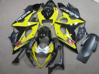 Negro Amarillo Carenado Suzuki GSXR 1000 K5 05-06