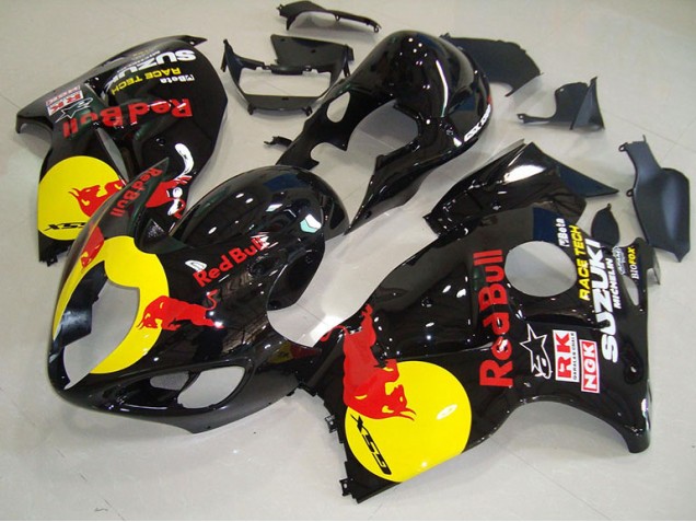 Negro Amarillo Red Bull Carenado Suzuki GSXR 1300 Hayabusa 96-07