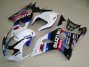 Negro Blanco Azul Carenado Suzuki GSXR 1000 K1 00-02