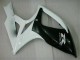 Negro Blanco Carenado Suzuki GSXR 600 / 750 K6 06-07