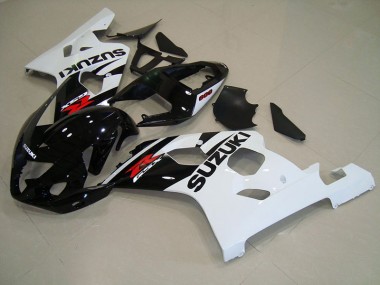 Negro Blanco Carrocería Suzuki GSXR 750 K4 04-05