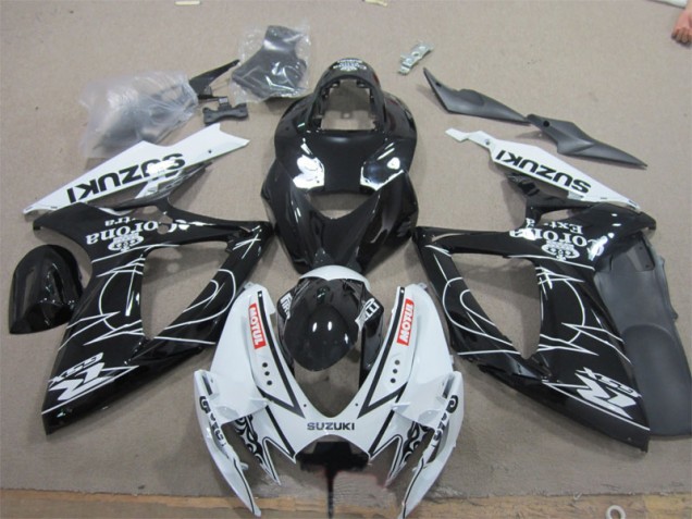 Negro Blanco Corona Extra Motul Carenado Suzuki GSXR 600 K6 06-07