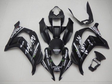 Negro Equipo de Carreras Ninja Carenado Kawasaki ZX10R 16-19