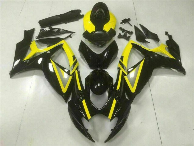 Negro Kits Completo Carenado Suzuki GSXR 600 / 750 K6 06-07