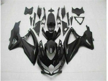 Negro Kits Completo Carenado Suzuki GSXR 600 / 750 K8 08-10