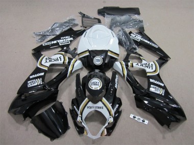 Negro Lucky Strike Blanco Motul Carenado Suzuki GSXR 1000 K7 07-08