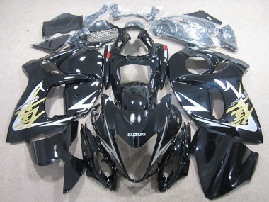 Negro Oro Calcomanías Carenado Suzuki GSXR 1300 Hayabusa 08-19