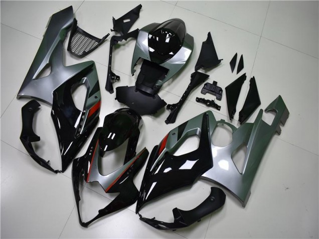 Negro Plata Carenado Suzuki GSXR 1000 K5 05-06