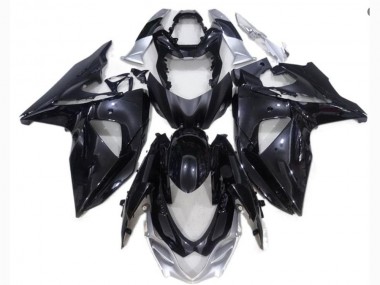 Negro Plata Carenado Suzuki GSXR 1000 K9 09-16