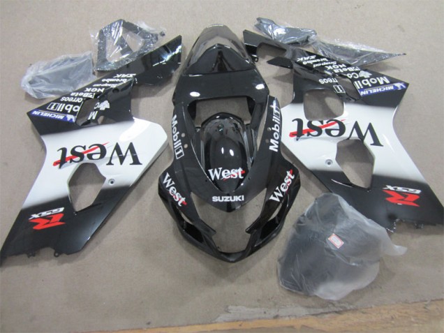 Negro West Carenado Suzuki GSXR 600 K4 04-05