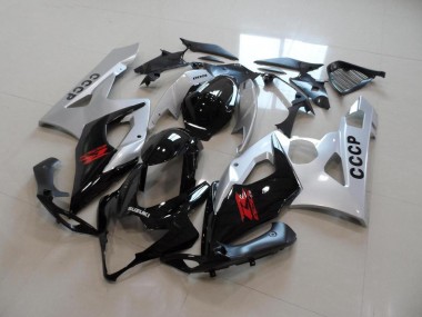 Plata Negro Carenado Suzuki GSXR 1000 K5 05-06