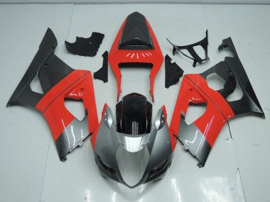 Rojo & Gris Carenado Suzuki GSXR 1000 K3 03-04