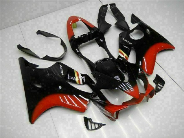 Rojo Negro Carenado & Plástico Honda CBR 600 F4i 01-03