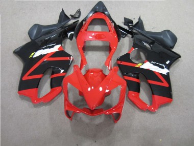 Rojo Negro Plástico Honda CBR 600 F4i 01-03