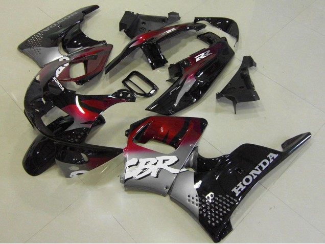 Rojo Negro Plata Carenado Honda CBR 900 RR 893 96-97