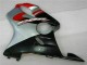 Rojo Plata ABS Carenado Honda CBR 600 F4i 04-07