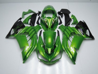 Verde Llama Carenado Kawasaki ZX14R ZZR 1400 12-21