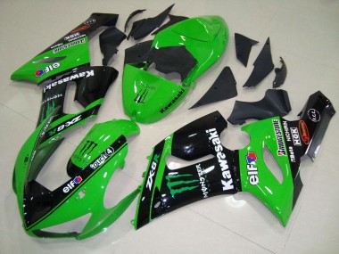 Verde Monster Carenado Kawasaki ZX6R 05-06