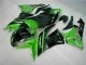 Verde Negro ABS Plástico Kawasaki ZX6R 09-12