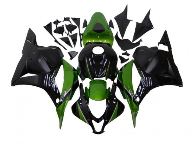 Verde Negro Carenado Honda CBR 600 RR 09-12