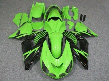 Verde Negro Carenado Kawasaki ZX14R ZZR 1400 06-11