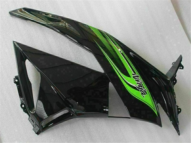 Verde Negro Carrocería Kawasaki ZX6R 09-12