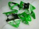 Verde Negro Kit ABS Carenado Kawasaki ZX6R 00-02