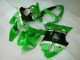 Verde Negro Kit ABS Carenado Kawasaki ZX6R 00-02