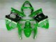 Verde Negro Kit ABS Carenado Kawasaki ZX6R 00-02