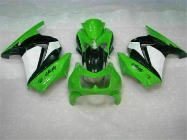 Verde Negro Ninja Kits Completo Carenado Kawasaki EX250 08-12