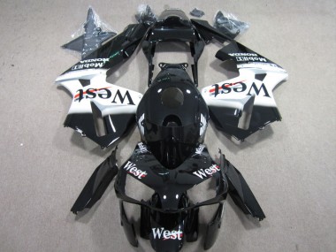 West Blanco Negro Carenado Honda CBR 600 RR 03-04